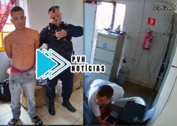 VÍDEO: Apenado filmado furtando celular é preso no Cristal da Calama