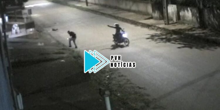 VÍDEO: Homem é baleado durante ataque a tiros no centro de Porto Velho