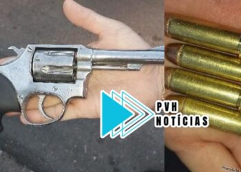 CANELA SECA: BPTAR flagra homem com revólver dentro de mochila em praça na zona leste