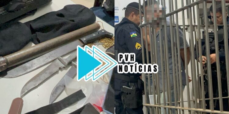 PERIGOSOS: Dois homicidas e três comparsas do CV são flagrados antes de fazer ataque a rival “jurado” em Porto Velho