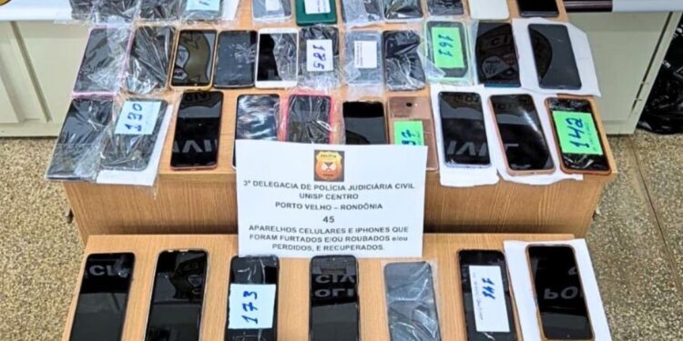OPERAÇÃO SMART: Polícia Civil devolve celulares roubados às vítimas em RO