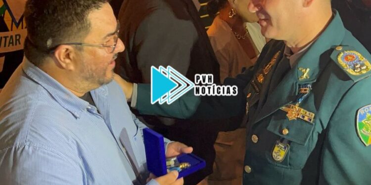 MERECIDO: Jornalista Wanderson Caldeira recebe medalha Mérito da Comunicação da PM