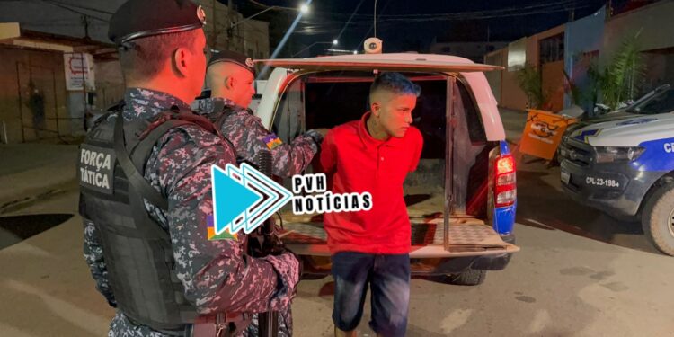 CAÍQUE DO PCC: Força Tática do 5° faz cerco e prende faccionado com moto roubada no Porto Madero