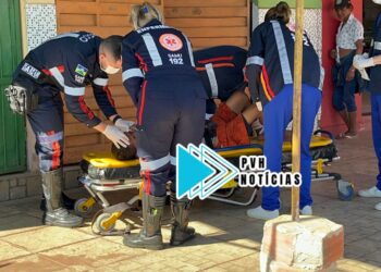 PEDIU SOCORRO: Vulgo “Mucuim” é ferido com facada no rosto no centro