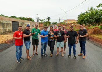 Vereador Edimilson Dourado conquista asfaltamento da Rua Tailândia no Bairro Cidade Nova
