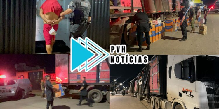 URGENTE: PM apreende carreta com carga de drogas na zona sul de Porto Velho