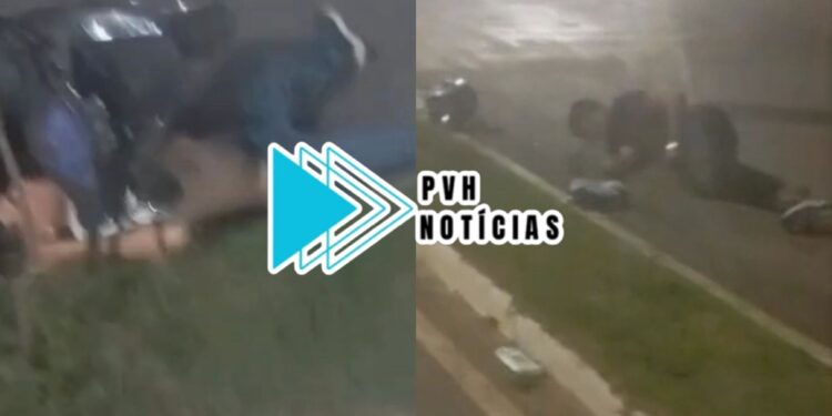 NA CAULA: Queda de moto deixa dois jovens em estado grave em Porto Velho