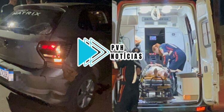 URGENTE: Motociclista bate em traseira de carro de aplicativo na Amazonas