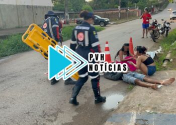 NO CENTRO: Motociclista é atropelado após invadir cruzamento no Santa Bárbara