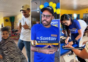 Vereador Dr. Santana realiza grande ação social no bairro Três Marias