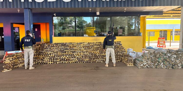 MAIOR DA HISTÓRIA: PRF apreende duas toneladas de drogas em Ji-Paraná