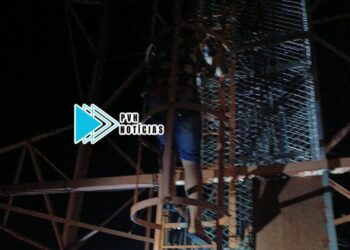 NAS ALTURAS: Ladrão é preso depois de subir 50m em torre da Claro para furtar fios