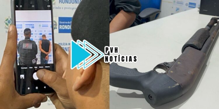 EMBAIXO DA CAMA: BPTAR recebe denúncia e prende jovem com arma de grosso calibre na zona leste