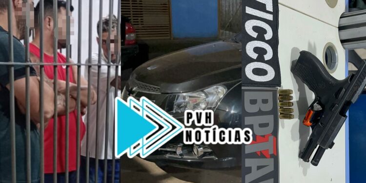 DENÚNCIA: BPTAR prende trio do CV com arma antes de fazer ataque contra rivais em condomínio na leste