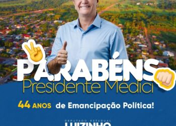 Luizinho Goebel homenageia Presidente Médici pelos 44 anos de emancipação