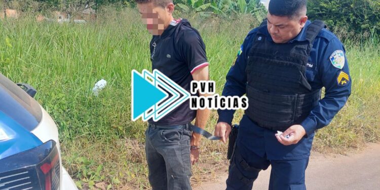 SETOR 14: Guarnição do sgt Machado prende vulgo “Pitchula”, foragido por estupr0 com 18 anos de cadeia