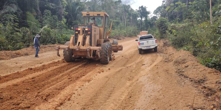 Deputado Alan Queiroz tem solicitação atendida e obras são realizadas na RO-460, no distrito de Rio Pardo