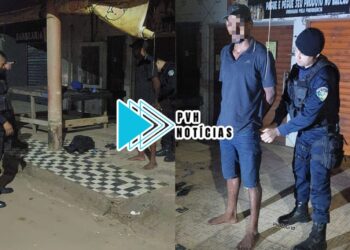 ABAIXADO: Equipe do sgt Machado prende foragido escondido atrás de mesa de sinuca