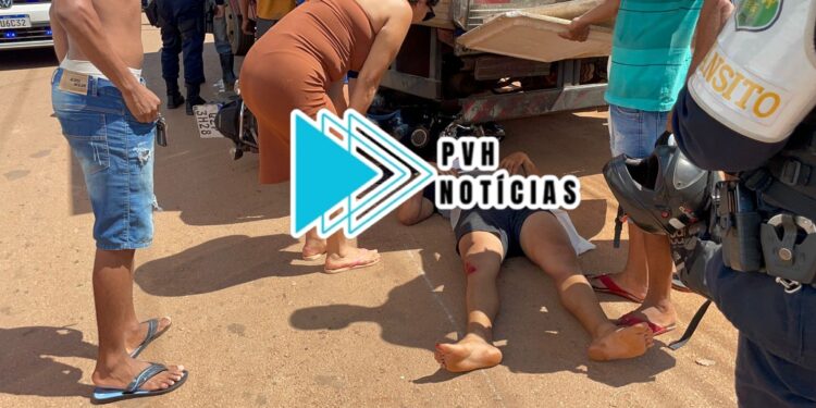 URGENTE: Motociclista para embaixo de caminhão em grave acidente na Amazonas