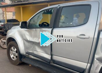 URGENTE: Motociclista corta pescoço em grave acidente com caminhonete na capital