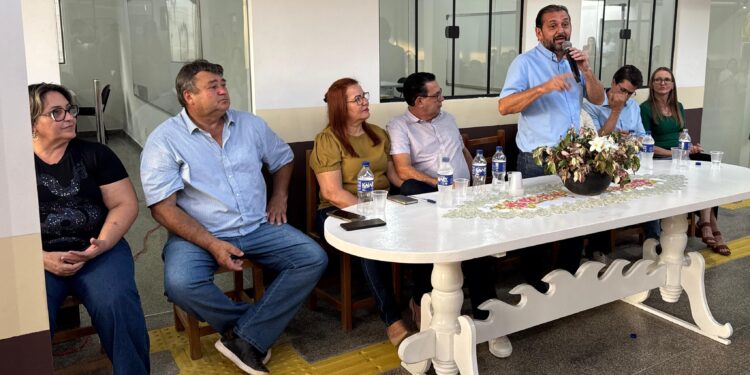 Escola Municipal de Educação Infantil e Ensino Fundamental Pequeno Príncipe, no distrito de Nova Estrela, em Rolim de Moura (Foto: Assessoria Parlamentar)