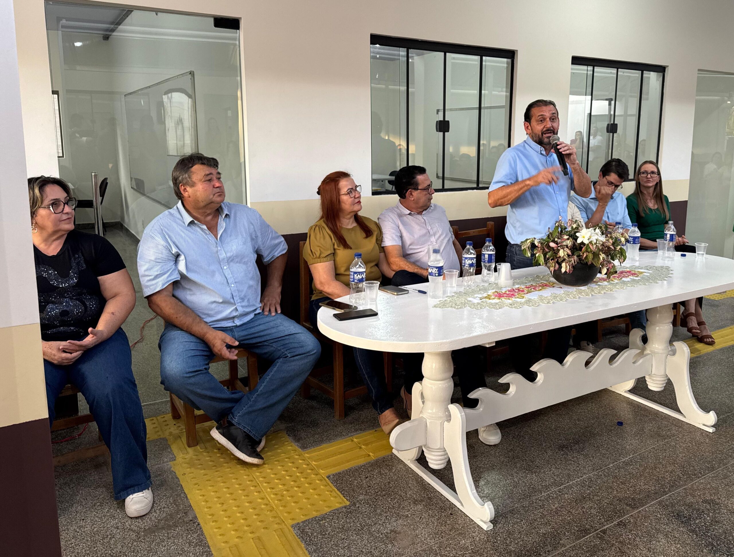 Escola Municipal de Educação Infantil e Ensino Fundamental Pequeno Príncipe, no distrito de Nova Estrela, em Rolim de Moura (Foto: Assessoria Parlamentar)