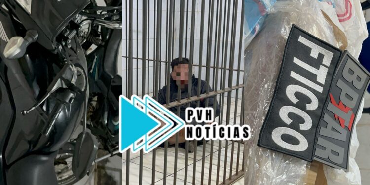 NA MAMORÉ: Motociclista é preso com 5kg de cocaína em caixa de papelão na zona leste