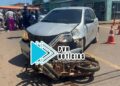 URGENTE: Motociclista bate de frente com carro na zona leste
