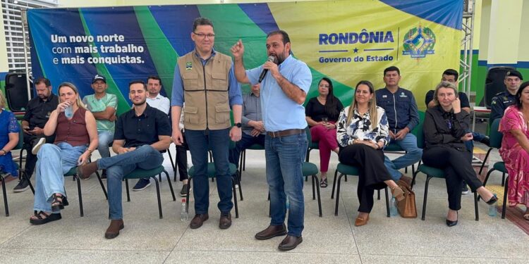 Laerte Gomes e governador Marcos Rocha entregam Escola 13 de Maio com novas instalações em Ji-Paraná