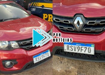 FEZ ROLO: Homem é preso depois de trocar S10 em Kwid roubado em Porto Velho