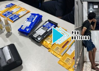 NO IG: Ladrão é preso furtando barras de chocolate e cosméticos em supermercado