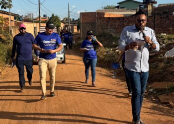 Dr. Santana comemora início das obras do programa “Tchau Poeira” no Bairro Castanheiras, Zona Sul de Porto Velho