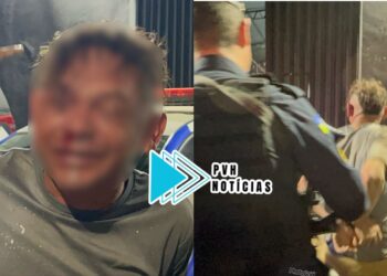 CHOROU: Homem é preso depois de brigar e ameaçar funcionário de distribuidora na zona leste