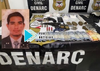 AÇÃO DO DENARC: Apenado que responde por tráfico é preso e adolescente apreendida com drogas e armas