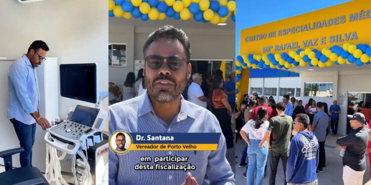 Vereador Dr. Santana participa da inauguração do Posto de Saúde Rafael Vaz e Silva e reforça compromisso com uma saúde mais digna para todos