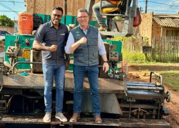 Obras do “Tchau Poeira” são retomadas em Porto Velho com apoio do vereador Dr. Santana e do governador Marcos Rocha