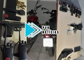 CRISTAL DA CALAMA: Trio do CV é preso com duas armas antes de fazer ataque a rivais na zona leste
