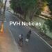 VÍDEO: Casal é flagrado furtando moto de trabalhador perto do Shopping em Porto Velho