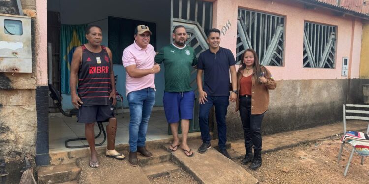 Vereador Edimilson Dourado comemora início das obras de asfaltamento em ruas do Bairro Castanheiras