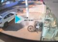 VÍDEO: Motociclista fica em estado grave após queda na zona leste