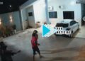 VÍDEO: Bandidos roubam arma, dinheiro e carro depois de agredirem esposa de empresário