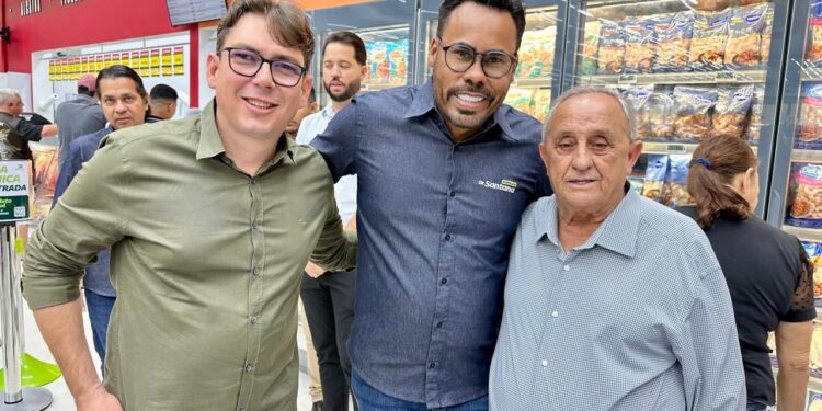 Vereador Dr. Santana prestigia inauguração da 21ª unidade do Supermercado Irmãos Gonçalves em Rondônia