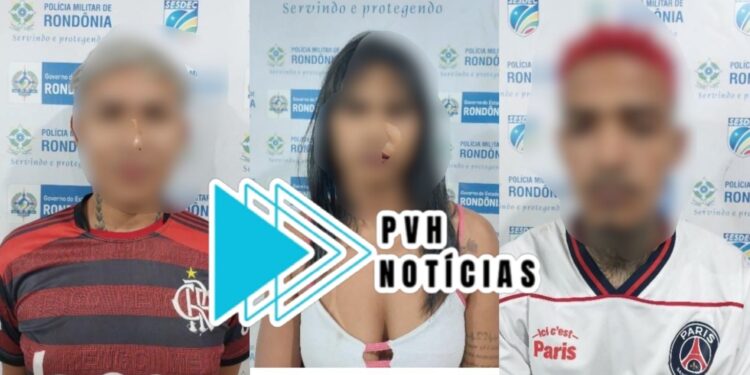 NA ENTREGA: Trio é preso após motoboy ter lanche e moto roubados no Orgulho do Madeira