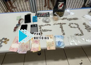 TRÁFICO: Mãe, filho e viciado são presos com drogas no bairro Igarapé