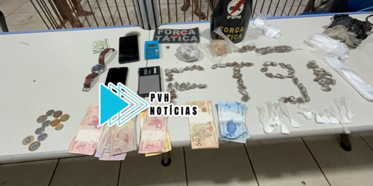 TRÁFICO: Mãe, filho e viciado são presos com drogas no bairro Igarapé