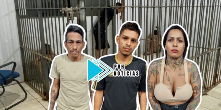 FACHADA: Trio que usava salão de beleza como “boca da Gleice” é preso pela equipe do sgt Machado