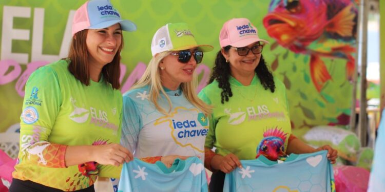 Ieda Chaves fortalece o protagonismo feminino no torneio Elas Pescando 2025