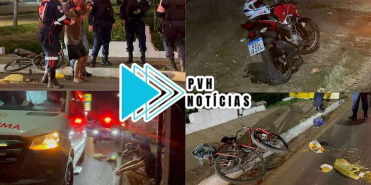 URGENTE: Atropelamento deixa dois feridos na Pinheiro Machado