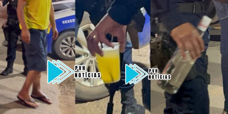 NÃO PODE: PM prende comerciante que vendia bebidas alcoólicas para adolescentes em trailer