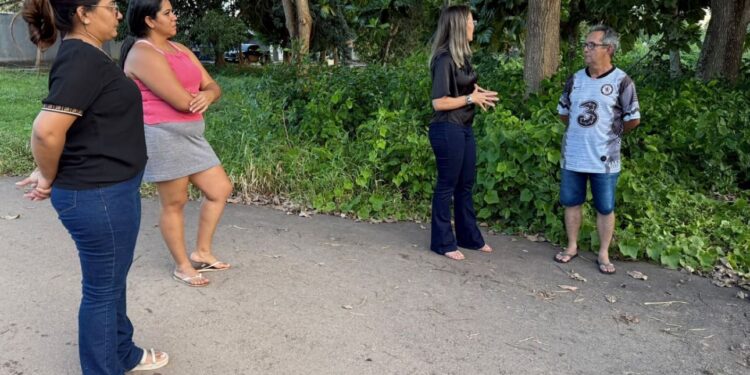 Pedido atendido: córrego da Rua Gruta Azul recebe limpeza após solicitação da vereadora Sofia Andrade